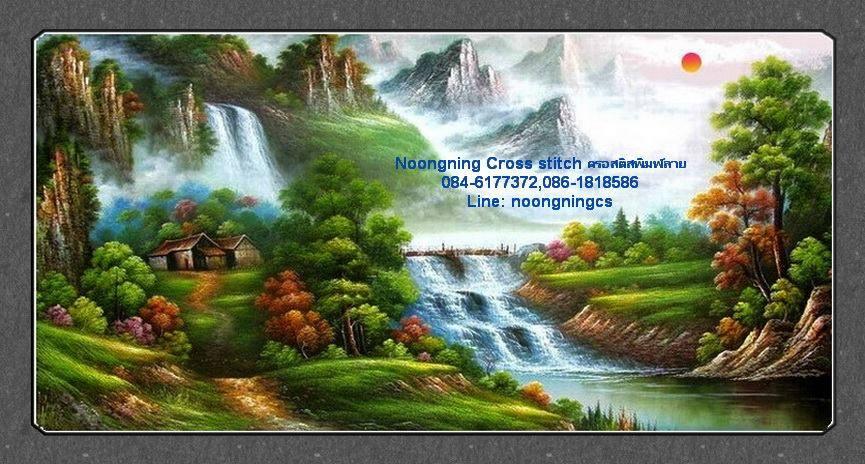 ร้าน Noongning Cross stitch ครอสติสพิมพ์ลาย จำหน่ายอุปกรณ์ครอสติส ภาพติดเพชร1769 2