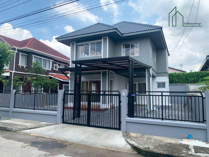 บ้านเดี่ยว 2 ชั้น 61.8 หมู่บ้านสัมมากร 2 ถนนสามวา 20 รีโนเวทใหม่ พร้อมอยู่