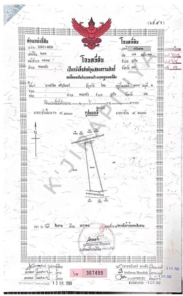 ที่ดิน อ.ภูเรือ จ.เลย 2 ไร่ 1