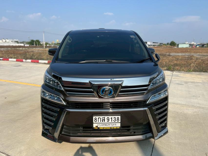 Toyota Vellfire 2.5 Hybrid E-Four ZR G Edition ปี 2019 ตัวท๊อปสุด สีน้ำตาล รถมือเดียวป้ายแดง รูปที่ 2