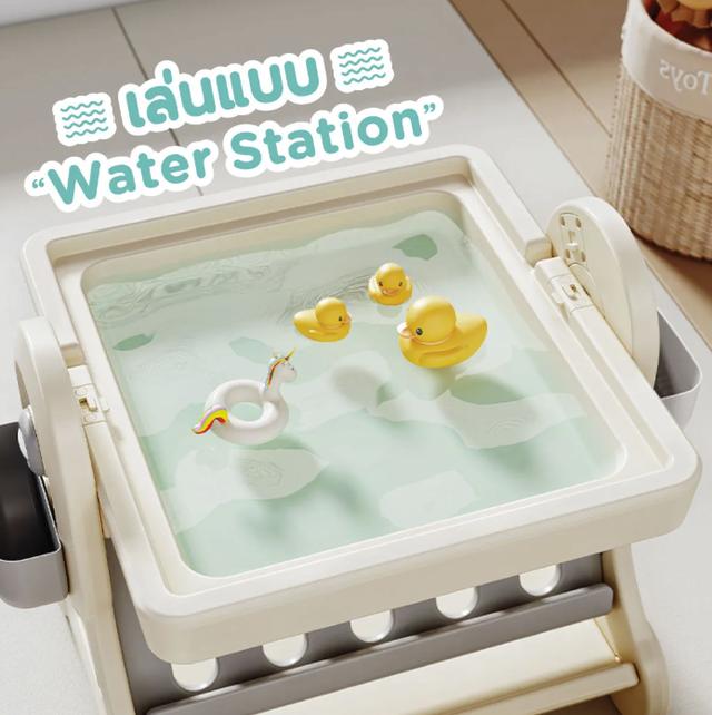 Bebeplay Block Toy ชุดโต๊ะตัวต่อ 4in1 9