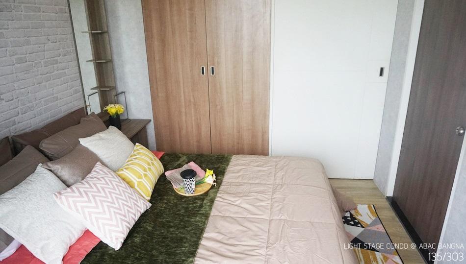 ให้เช่า หรือ ขาย Light Stage Condo ใกล้มหาวิทยาลัย ABAC BANGNA 30 ตารางเมตร 1 ห้องนอน ชั้น3 วิวสวย ทิศตะวันออก ตกแต่งครบ 2