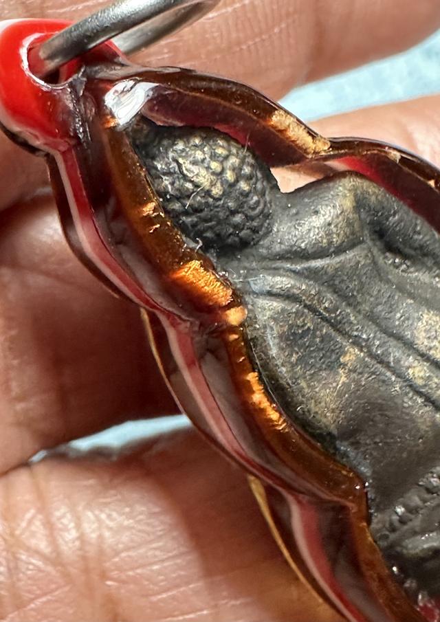 พระกริ่ง  วัดไผ่ล้อม อ.บ้านค่าย จ.ระยอง ล.ป.ทิม วัดระหารไร่เสก พร้อมเลี่ยมโบราณพร้อมเลี่ยมโบราณเดิม รูปที่ 8