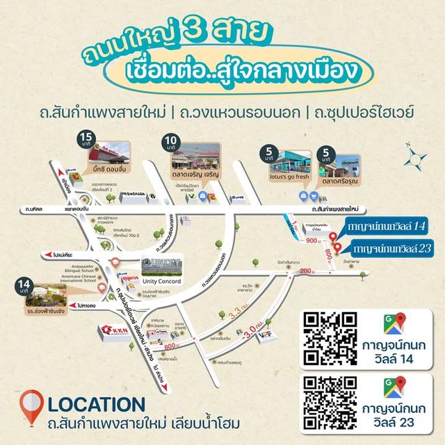 🏡 𝐊𝐚𝐫𝐧𝐤𝐚𝐧𝐨𝐤 𝐕𝐢𝐥𝐥𝐞 𝟐𝟑 บ้านเดี่ยวหลังใหญ่โซนสันกำแพงสายใหม่ เข้าสู่ใจกลางเมืองเพียง 15 นาที 4