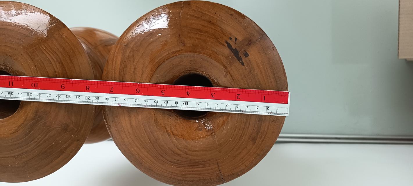 แจกันไม้มะค่า สูง 24" ปากกว้าง 7.5" รูปที่ 7