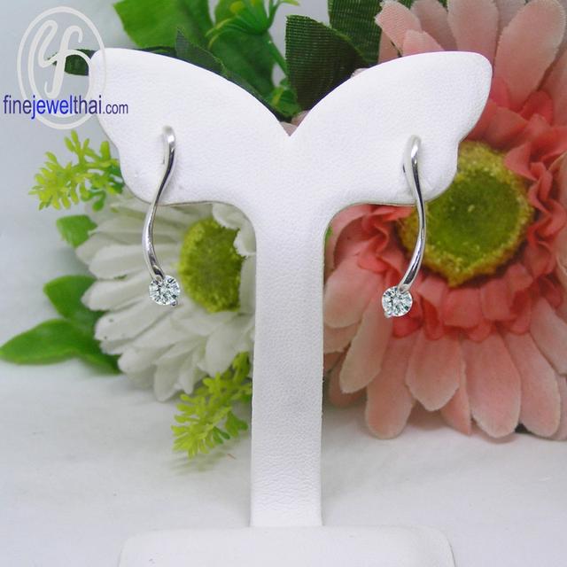 Finejewelthai ต่างหูเพชร ของขวัญปีใหม่ E1041