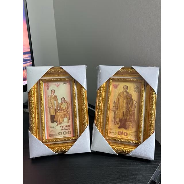 แบงค์100บาท สมเด็จพระราชินี ที่ระลึก6รอบ 72พรรษา พร้อมกรอบ