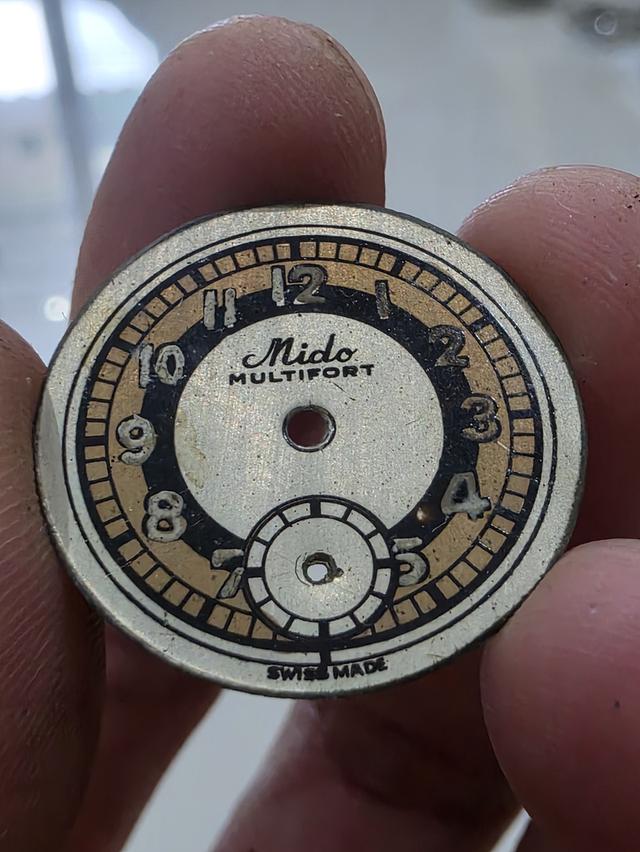 A.อะไหล่ หน้าปัด MIDO มิโด้ 2เข็มครึ่ง WATCH PARTS นาฬิกา ของเก่าเก็บ สวยหายากรุ่นเก่า ขายตามสภาพ พร้อมส่ง รูปที่ 2