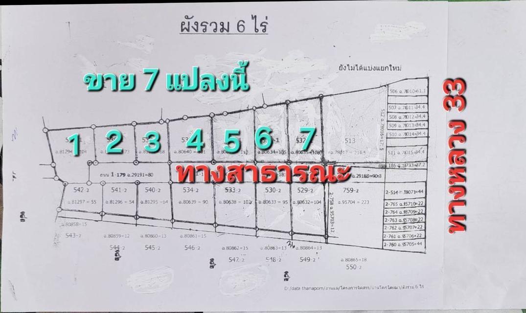 ที่ดินสุพรรณบุรีขาย ต่ำกว่าประเมิน 12