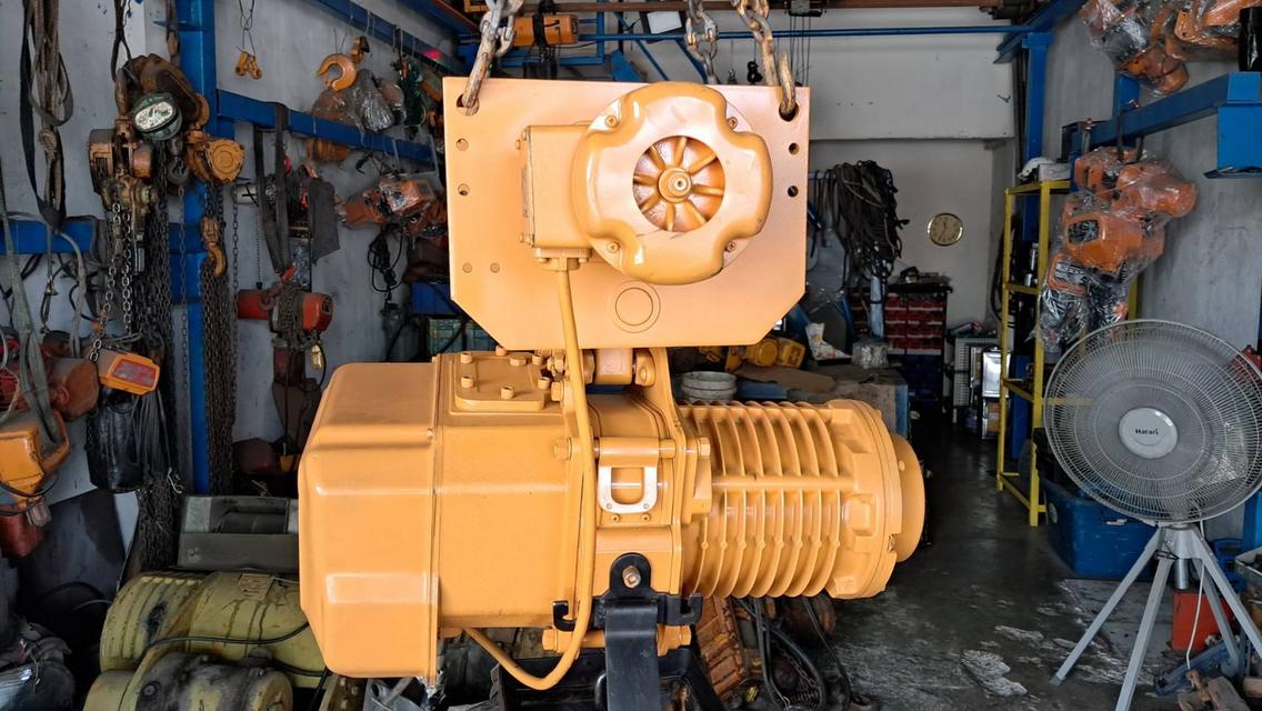 ขายรอกโซ่ไฟฟ้ามือสองขนาด2ตันยกสูง8เมตรไฟ3เฟสพร้อมใช้