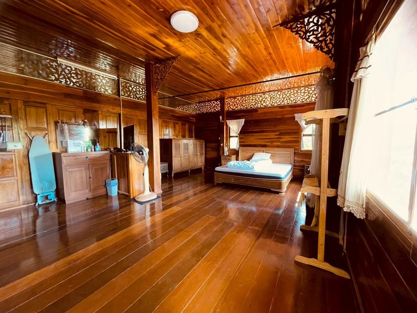 ขายบ้านสวนไม้สักทรงไทย ท่ามกลางธรรมชาติและวิวภูเขาล้อมรอบ 10,000,000 บาท จังหวัดเชียงใหม่ 8
