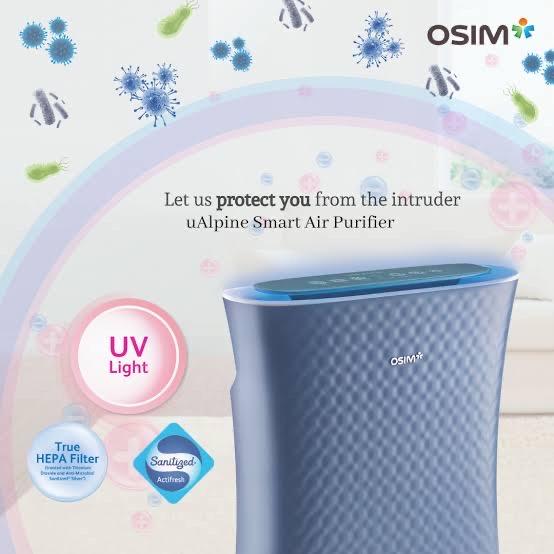 เครื่องฟอกอากาศ OSIM uAlpine Smart (แผ่นกรองใหม่ ไม่เคยใช้งาน) 9