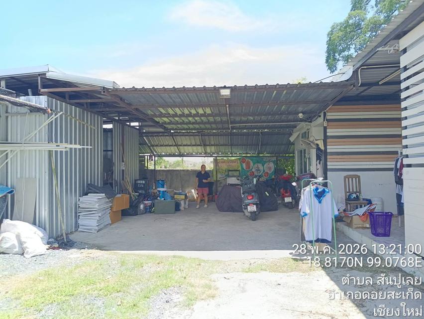 ขายที่ดิน 100 ตรว.+ห้องพัก 4ห้อง และโกดังเก็บของขนาด 6x6เมตร 3