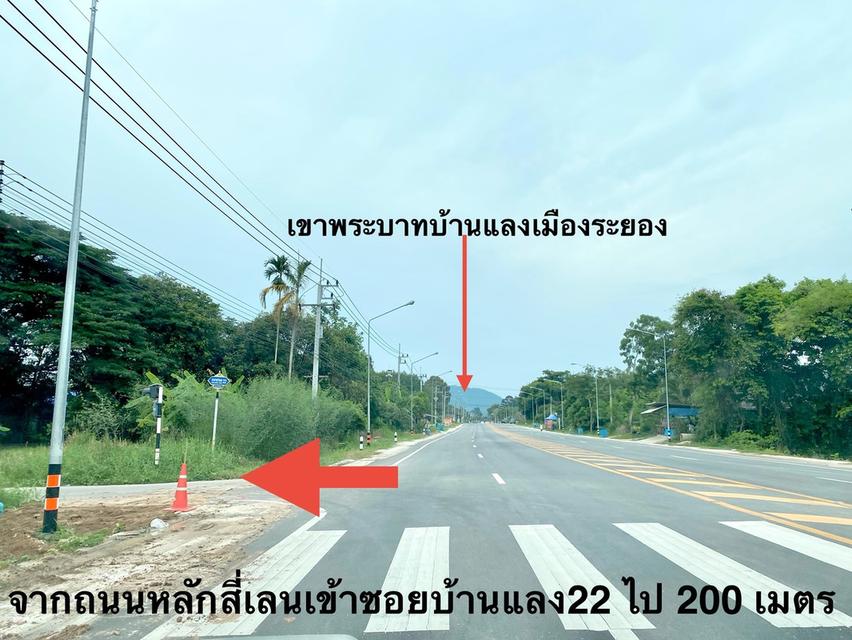 ขายที่ดินบ้านแลง 101 ตรว. ติดถนนคอนกรีตถมแล้ว ใกล้แยกบ้านแลง(ถนนเส้น36)-6กม. เมืองระยอง 1