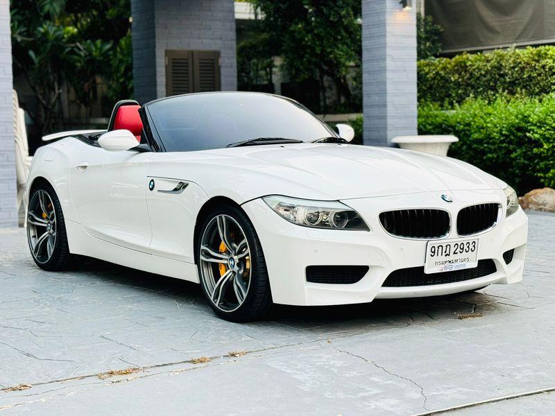BMW Z4 2.0turbo Msport วิ่งน้อย สีขาว ภายในแดงไมล์ 90,xxx กม. ปี 2013
