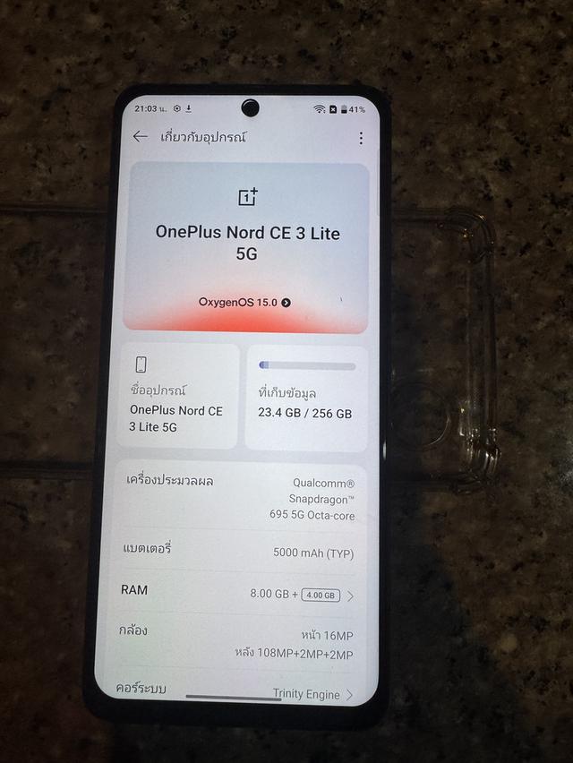 ขายOnePlusNorthCE3Lite5Gสีดำ256กิ๊กสูนTrueไร้รอยตกใช้งานดีทุกๆฟังชั่นถูกมากก 7
