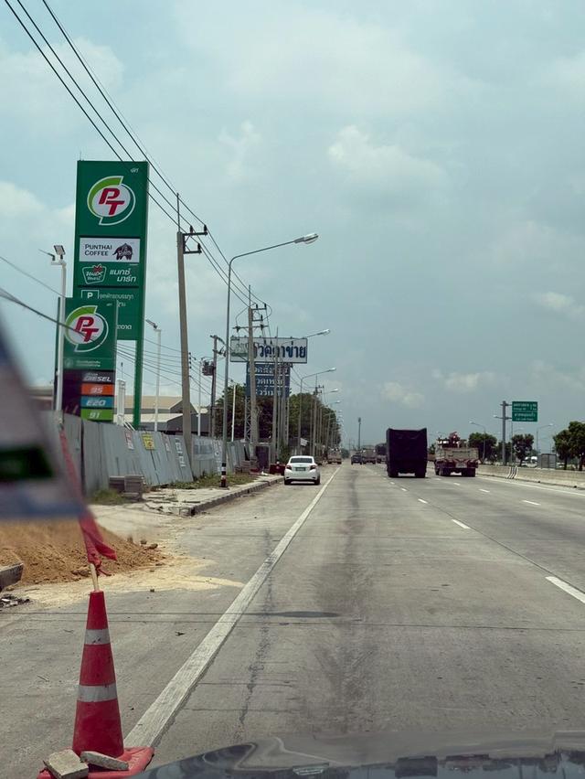 ประกาศให้เช่าที่ดินถมแล้ว ติดปั้มน้ำมันPTติดถนนกาญจนาภิเษก (บางปะอิน-บางบัวทอง) 4