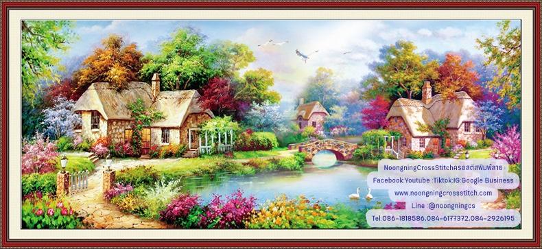 ร้าน Noongning Cross stitch ครอสติสพิมพ์ลาย จำหน่ายอุปกรณ์ครอสติส ภาพติดเพชร394 6