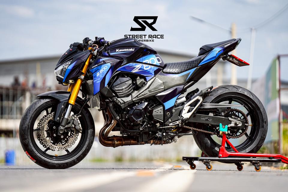 2016 Kawasaki 🔥Z800 ปี 2016 | น้ำเงินลายแต่ง หล่อดุ 4 สูบ ราคาเร้าใจ! 🔥 11