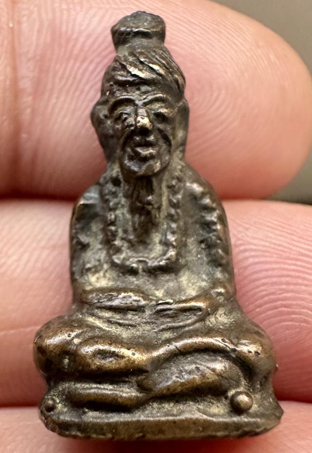 รูปปหล่อฤาษี วัดถ้ำเขาฤาษี (เขามายอ) จ.ปัตตานี รุ่นแรก ปี 2495