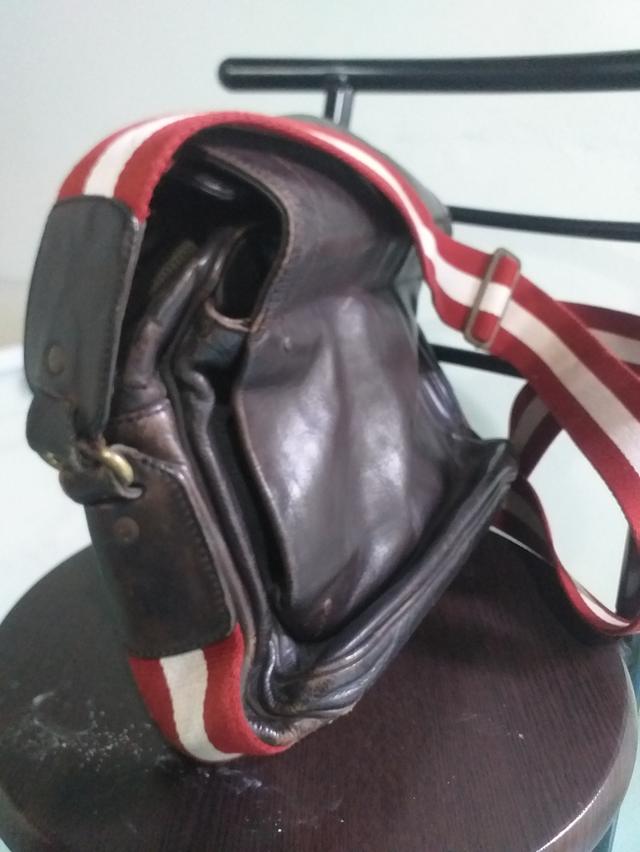 กระเป๋าสะพาย bally สีน้ำตาลมือสอง 12