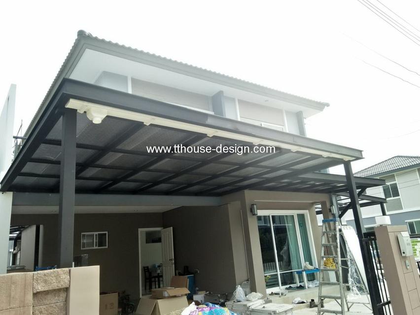 รับเหมา ต่อเติม โครงหลังคา กันสาด ต่อเติมครบวงจร line : dddesign23 รูปที่ 11