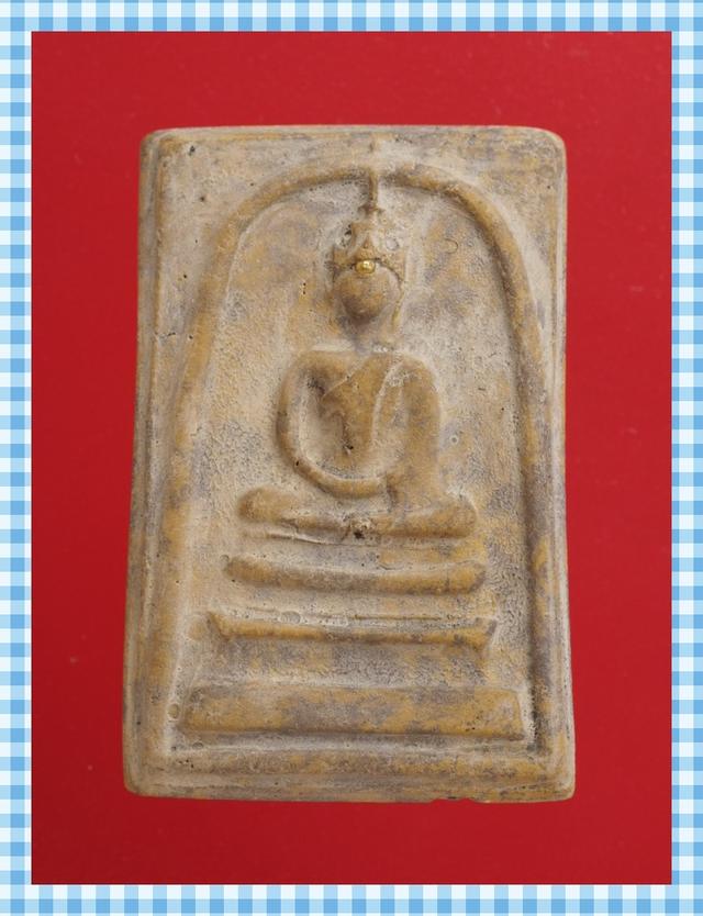 s12.พระสมเด็จมุดทองหลังเหล็กไหลชินบัญชร พระเบญจภาคี พระเครื่อง