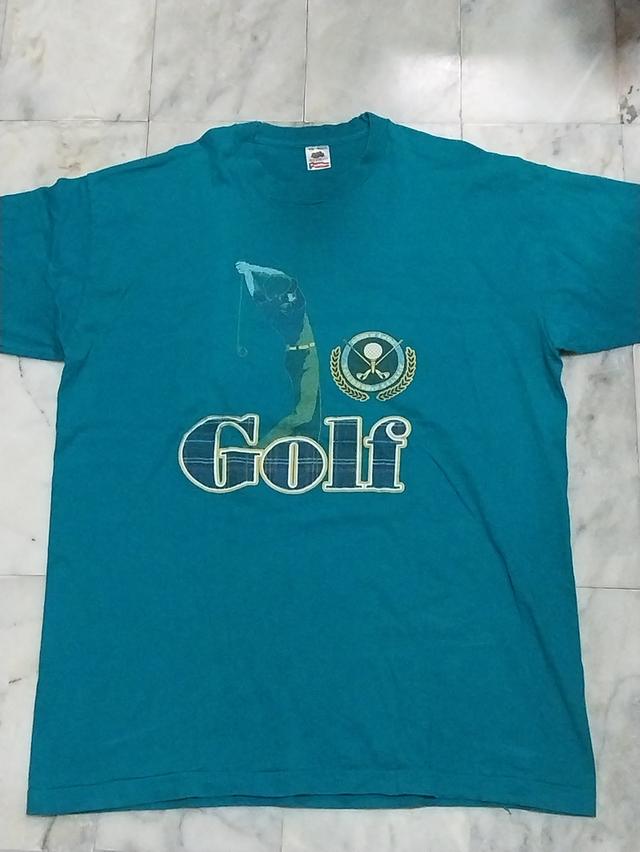 เสื้อยืดแขนสั้น แนวกีฬากอล์ฟ VTG 90's Golf World Tour Friendship classic แท้ มือสอง สภาพดี ของพร้อมส่งครับ