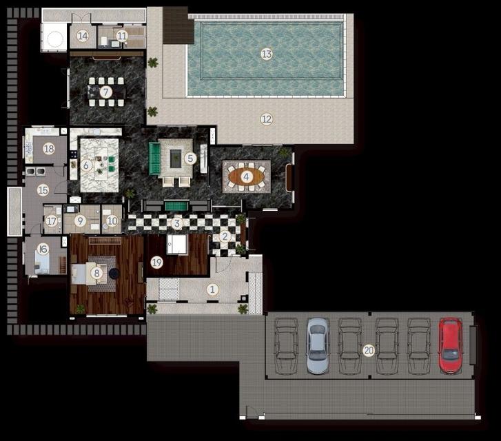 𝗦𝗮𝗹𝗲 & 𝗥𝗲𝗻𝘁 🏡✨ Nichada Onyx — คฤหาสน์หรูสไตล์ Art-Deco ใจกลางนิชดาธานี 16
