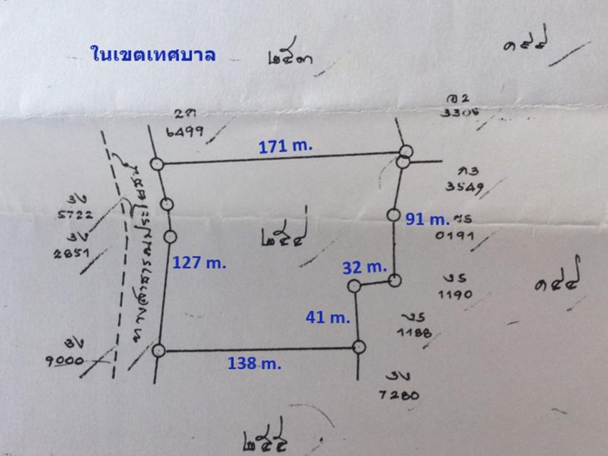 ขาย ที่ดิน ในย่านชุมชนบ้านวัด ต.เทพาลัย อ.คง นครราชสีมาใกล้พืชสวนโลก ปี 2572 เนื้อที่ 13 ไร่ ผังเมืองสีชมพู 6