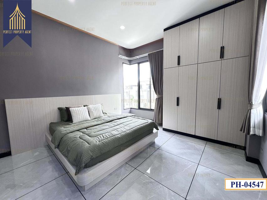 ขายบ้านเดี่ยวสร้างใหม่ 120 วา พูลวิลล่า พัทยา ใกล้อ่างเก็บน้ำมาบประชัน ทำเลดี เงียบสงบ 5