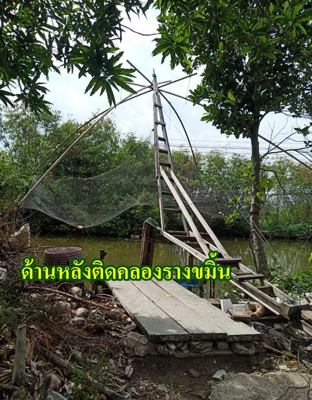 ขายที่ดินติดคลองธรรมชาติ 4 ไร่ 2 งาน 76 ตรว.  ใกล้สถานีรถไฟฟ้าสายสีม่วงตอนใต้ , ใกล้ทางด่วนกาญจนาภิเษก ประชาอุทิศ 76 เขตทุ่งครุ กรุงเทพฯ 3