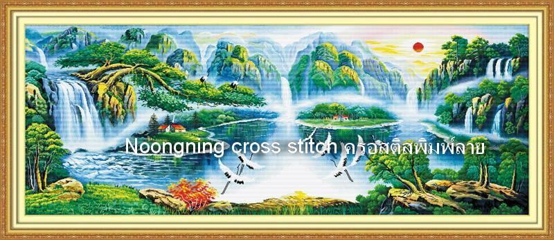 ร้าน Noongning Cross stitch ครอสติสพิมพ์ลาย จำหน่ายอุปกรณ์ครอสติส ภาพติดเพชร1577 10