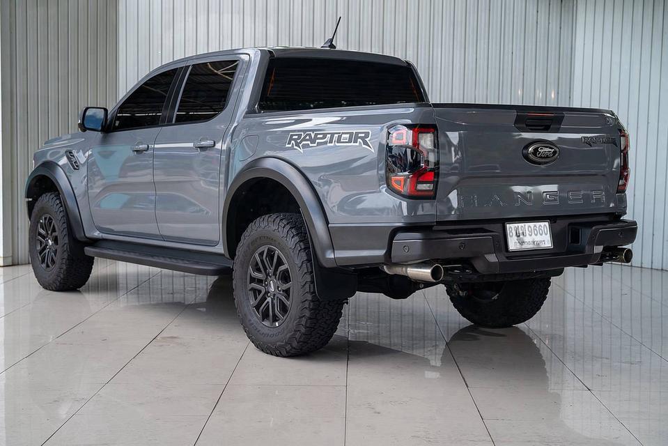 FORD RANGER, 3.0 RAPTOR ECO BOOST 4WD ปี 2022 จด 2025 สีเทาโฉม DOUBLE CAB รูปที่ 8