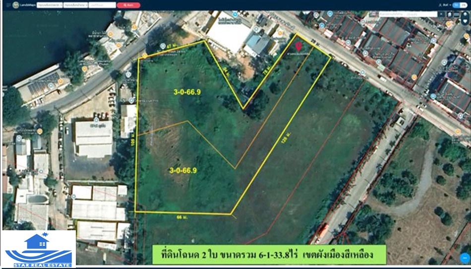 ขายที่ดินตรงข้าม มบ.ศรีสุชาติ 3 เหมาะสร้างคอนโด 1
