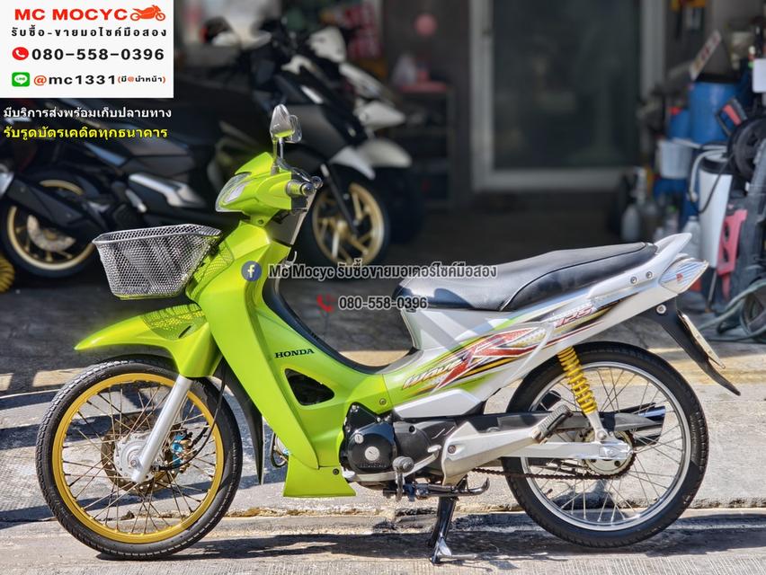 Wave 125r สตาดมือ รถบ้านเครื่องท่อชุดสีเดิมๆ เสียงเครื่องท่อนิ่มๆ สภาพนี้หายาก เล่มเขียวชุดโอนครบ No1291 4