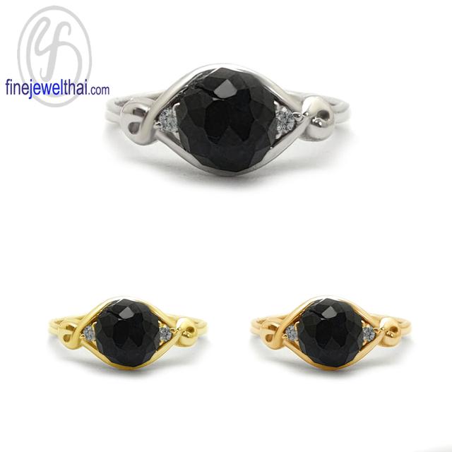 Finejewelthai แหวนนิลแท้ สไตล์วินเทจ R1365on รูปที่ 3