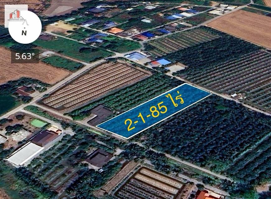 ที่ดินเปล่า สามพราน นครปฐม ใกล้ถนนบรมราชชนนี 2ไร่ 1งาน 85ตรว.