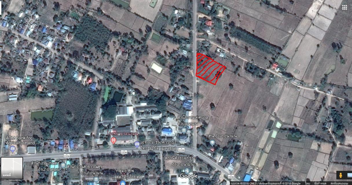 ที่ดินเปล่า 2 ไร่ 2 งาน 60 ตรว. ติดศูนย์ราชการอำเภอนามน จังหวัดกาฬสินธู์ 1