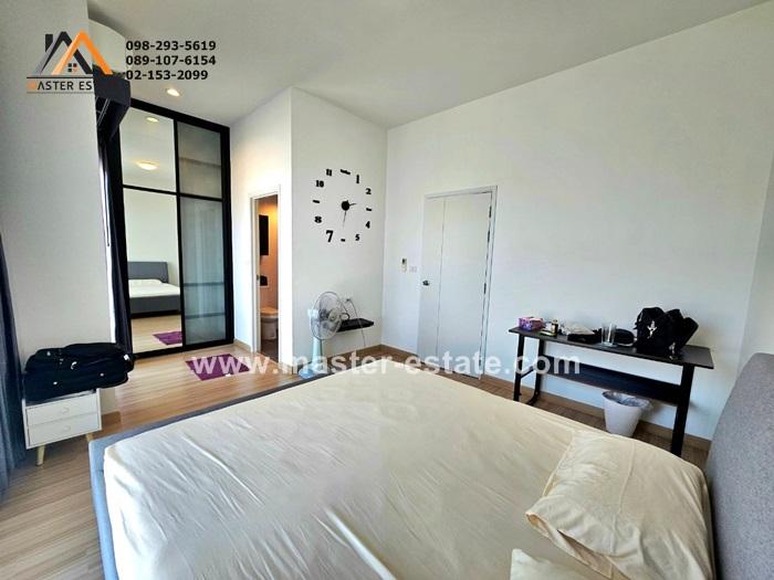 UNIO TOWN ศรีด่าน 22 ทาวน์โฮมหน้ากว้างสวยมาก พร้อมอยู่ แต่งไว้ครบทุกห้อง สะอาด ติดถนนเมนโครงการกว้าง 12 เมตร 10