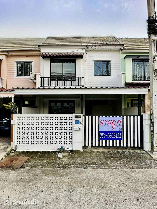 ขายถูก หมู่บ้านพฤกษา 52/2 สะพานขาว-คลองหลวง ติดถนนเมน ติดสวน 1