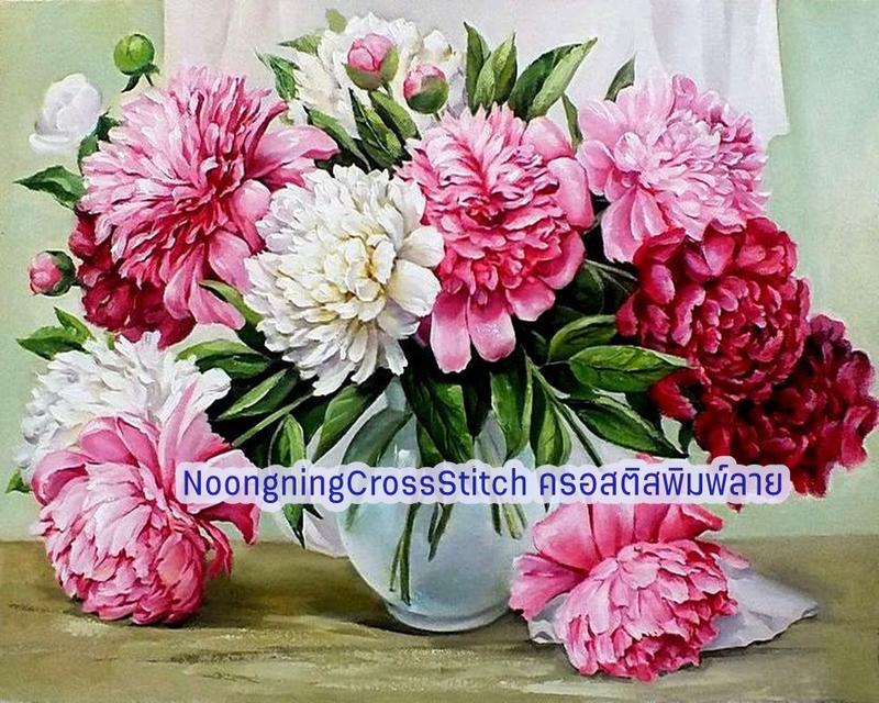 ร้าน Noongning Cross stitch ครอสติสพิมพ์ลาย จำหน่ายอุปกรณ์ครอสติส ภาพติดเพชร410 6