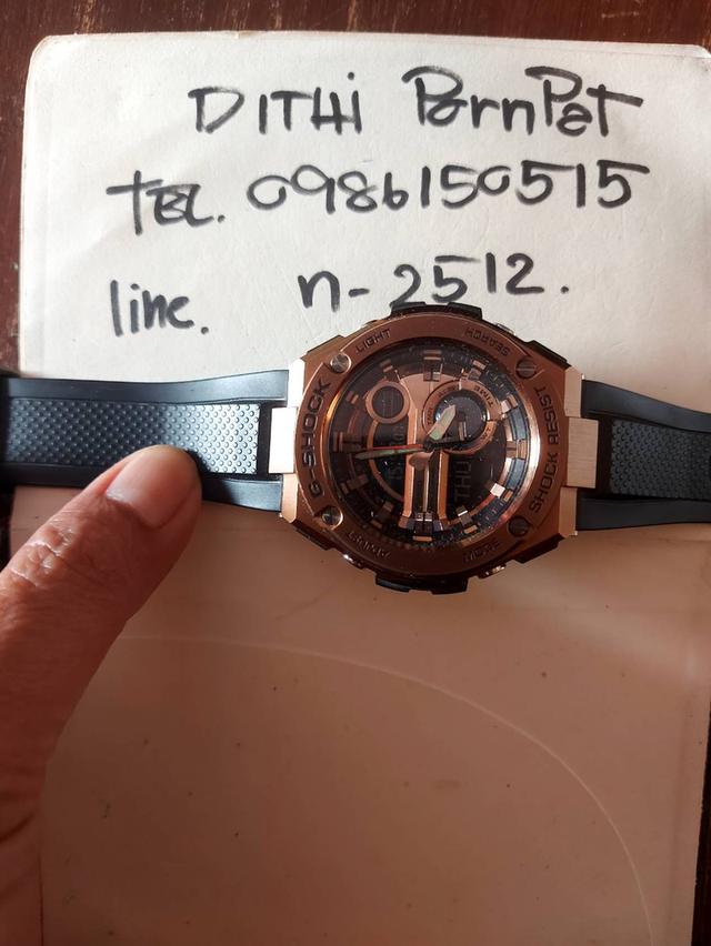 G-SHOCK G-STEEL GST-210B-4A สีพิงค์โกลด์ สภาพ 98% 7