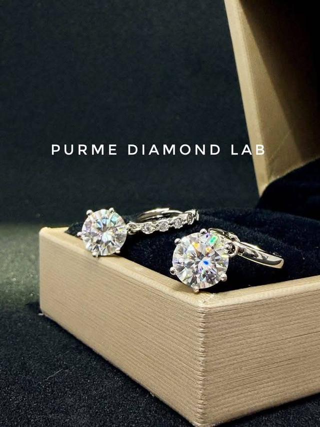 จิวเพชร ต่างหูเพชร พร้อมใบรับรอง เพชรน้ำดีมีคุณภาพ เหมาะสำหรับใส่ออกงานสวยดูงามตาที่ร้านปุอามี่ Diamond Lap Rama2 (083-2469526)