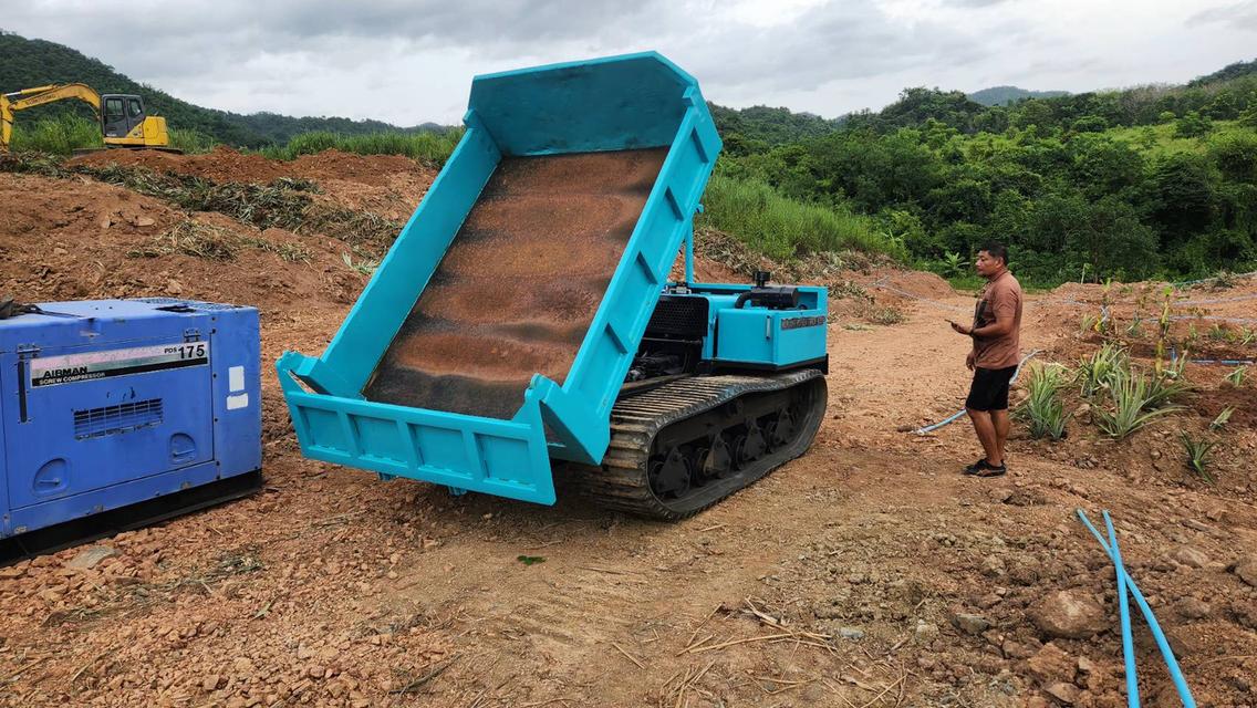 รถบรรทุกตะขาบ ดั๊มเปอร์ morooka MST 600 เก่าญี่ปุ่นแท้ แทรคตะขาบ