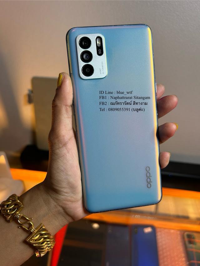 Oppo reno6z 5G จอ6.4นิ้ว Rom128Ram8 ขยายแรมได้อีก รองรับ5G สเปคแรงๆ สภาพสวย ปกติ ได้ทุกซิม