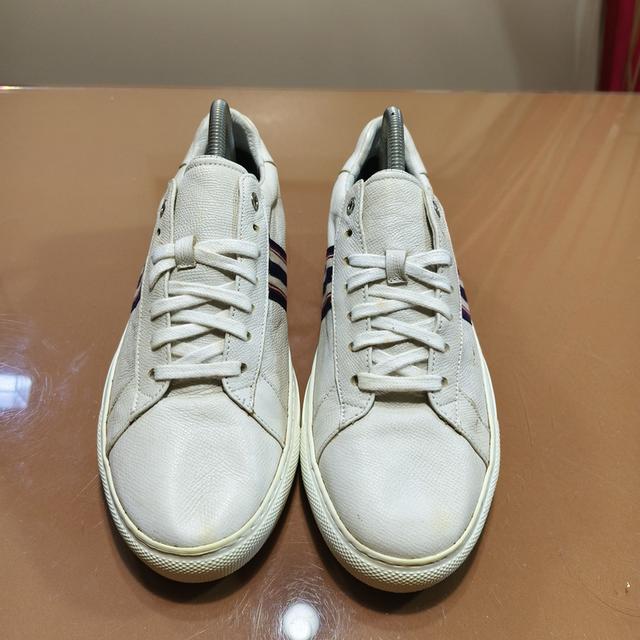 MISOPEMen's leather lace up low trainers(0022010004)Size 42/26.5(27.5)cm🔥Price 450฿ รูปที่ 5