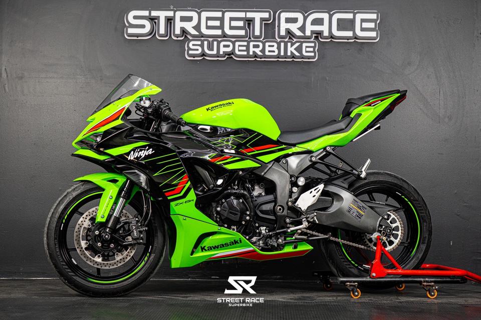 KAWASAKI ZX6R 2023 1 เดียวในตลาดมือสอง รถสวยจัด รูปที่ 6