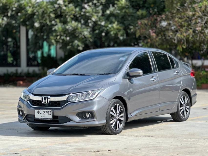 Honda City 1.5SV เกียร์ออโต้ สีเทา ปี 2017 รหัส PAT2792