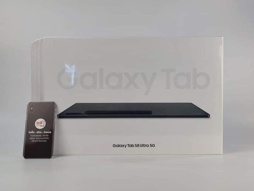 ขาย/แลก Samsung Galaxy Tab S8 Ultra 5G 8/128 Graphite ศูนย์ไทย Snapdragon8 Gen1 ใหม่มือ1 เพียง 38,900 บาท  2
